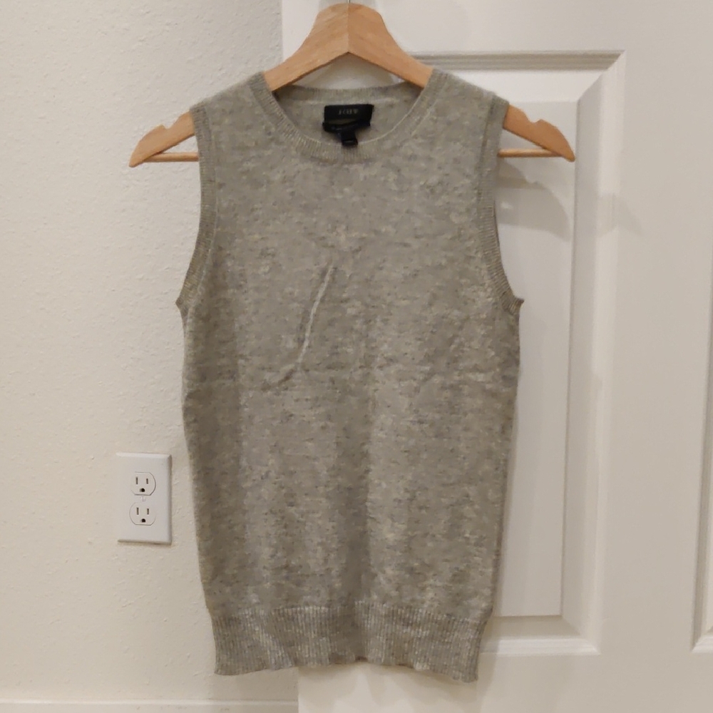 J. Crew Heather Gray Sleeveless Top